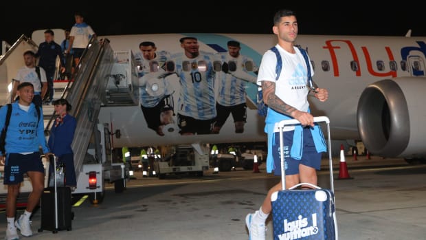 Avión de la selección de futbol de Argentina AFA.